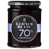 Confiture aux myrtilles 70% LEONCE BLANC 320g