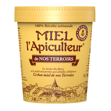 Miel de nos terroirs crèmeux MIEL L'APICULTEUR, 500g