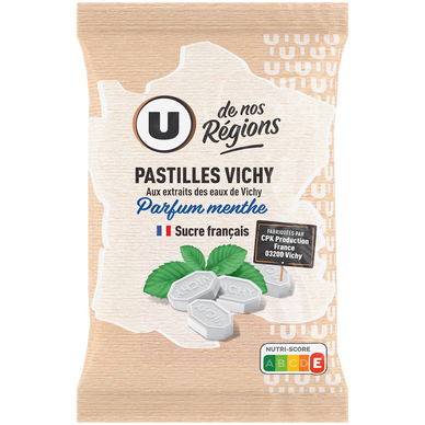 Pastilles Vichy parfum menthe, sachet de 230g