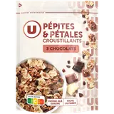 Céréales Pépites et pétales aux 3 chocolats  paquet de 400g