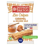 Crêpes fourrées au caramel au beurre salé PAYSAN BRETON - x6 Le paquetde 180g