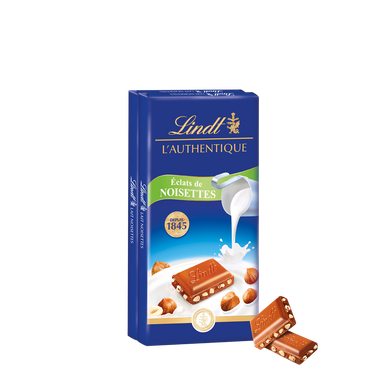 Chocolat Lait Noisettes MAÎTRE CHOCOLATIER LINDT - tablette 100g - Lotde 2