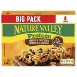 Barres céréales protéine cacahuètes & chocolat NATURE VALLEY - 8x40g -320g