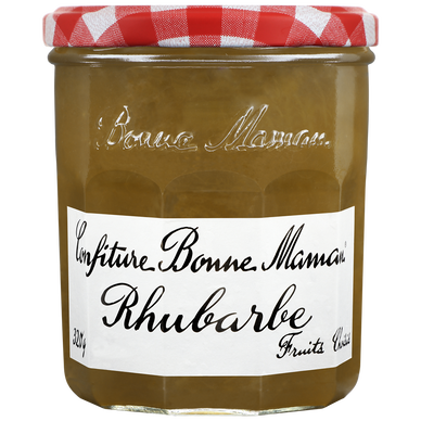 Confiture de Rhubarbe BONNE MAMAN, bocal de 320g