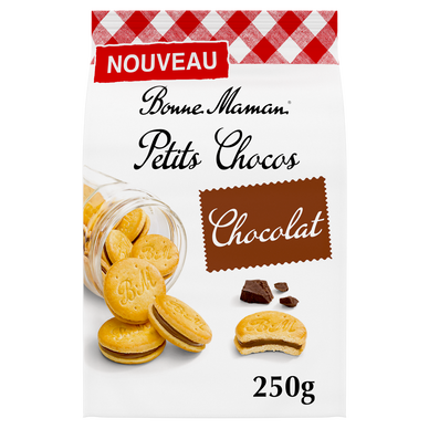 Biscuits Petits chocos chocolat - BONNE MAMAN - x25 - 250G