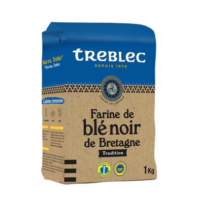 Farine blé noir TREBELEC tradition, boîte de 1kg