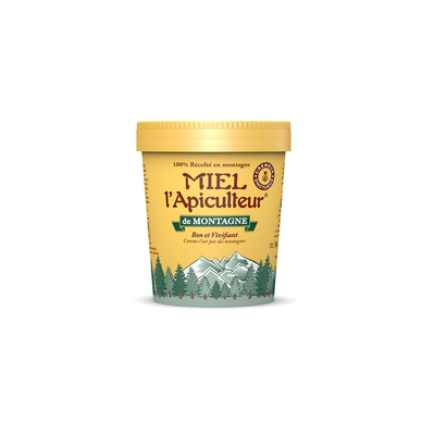 Miel de montagne crémeux MIEL L'APICULTEUR, 500g