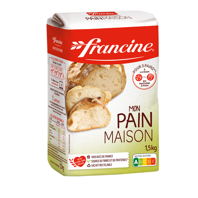 Farine pour pain maison, FRANCINE, 1,5kg