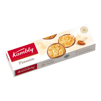 Biscuits Suisses aux amandes caramélisées Florentin KAMBLY, 100g
