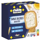 Biscottes sans sucres ajoutés PASQUIER 36 tranches 300g