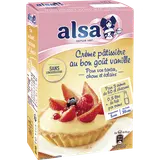 Préparation pour crème pâtissière onctueuse ALSA, 3 sachets, 390g