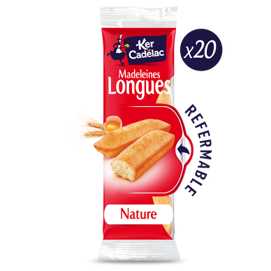 Madeleines longues nature KER CADELAC 220g