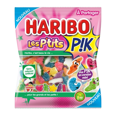 Bonbons Les P'tits Pik HARIBO, sachet 180g