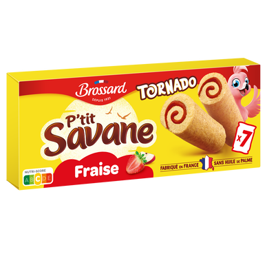 P'tit SAVANE tornado fraise Brossard, x7, 175g