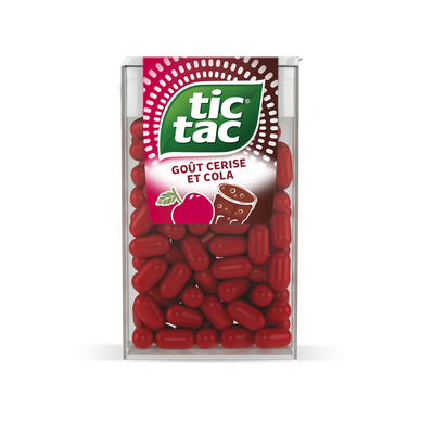 Bonbons TIC TAC saveur Cerise et Cola - x110 pastilles - 54g