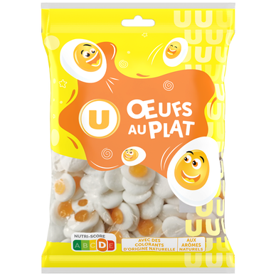 Bonbons gélifiés Oeufs au Plat - sachet 250g