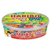 Confiserie gélifiée acidifiée crazy pik HARIBO, boîte 450g