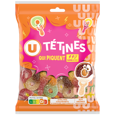 Bonbons gélifiés tétines - sachet de 250g