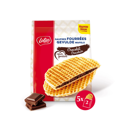 Gaufres coeur fondant chocolat LOTUS 290g