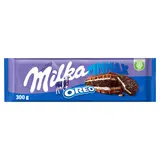 Chocolat au lait aux eclats d'Oréo Mmmax MILKA, tablette 300g