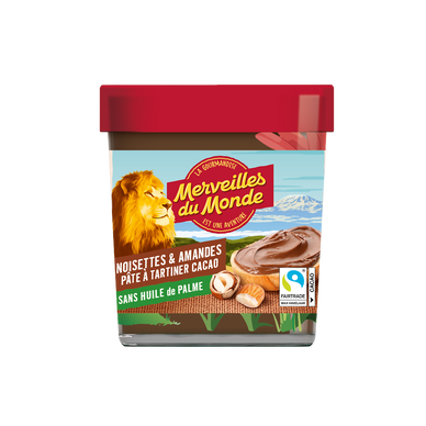 Pâte à Tartiner MERVEILLES DU MONDE, pot 190g
