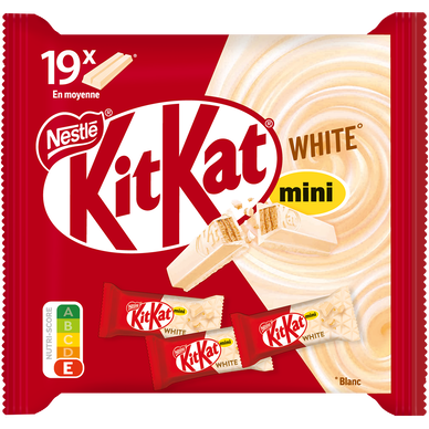 Barres de chocolat au chocolat blanc mini KITKAT - Sachet de 252,7g