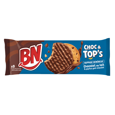 BN choc & tops nappage + pépites chocolat au lait, 150g