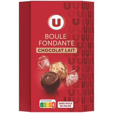 Confiserie au chocolat au lait Boule fondante - sachet 200g