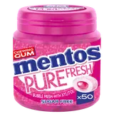 Chewing-gums MENTOS pure fresh bubble fresh sans sucres 50dragées, 113g