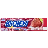 Bonbons à mâcher saveur fraise, HI-CHEW, boîte présentoir 15 étuis 50g