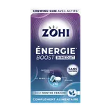 ZOHI complément alimentaire chewing gum énergie goût menthe fraîche,étui 20g