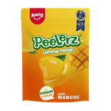 Bonbons gélifiés au goût de mangue peelerz AMOS, sachet 120g