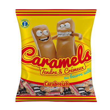 Caramels au beurre salé l'Orignal CARABREIZEH 80g