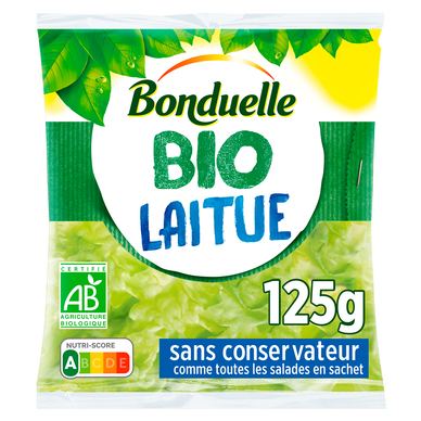 Laitue bio Bonduelle - Sachet 125g