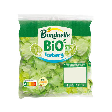 Laitue Iceberg bio Bonduelle - Sachet 175g