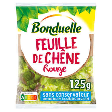 Feuille de chêne rouge Bonduelle - Sachet 125g