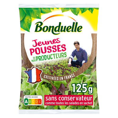 Salade de nos producteurs Bonduelle - Sachet 125g