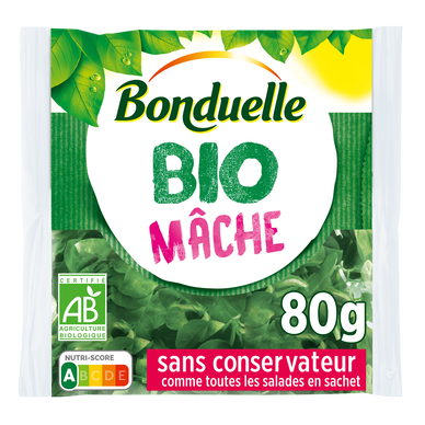 Mâche bio Bonduelle - Sachet 80g