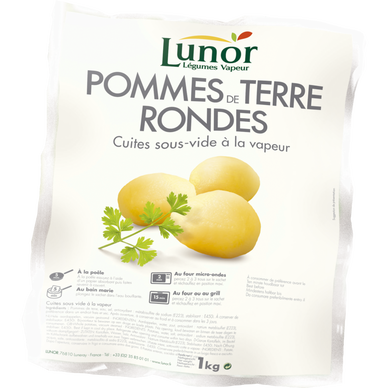 Pomme de terre rondes cuites LUNOR - Sous vide 1kg