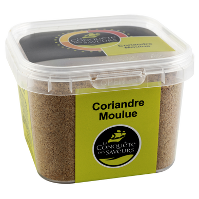 Coriandre moulue, CONQUETE DES SAVEURS, barquette, 50g