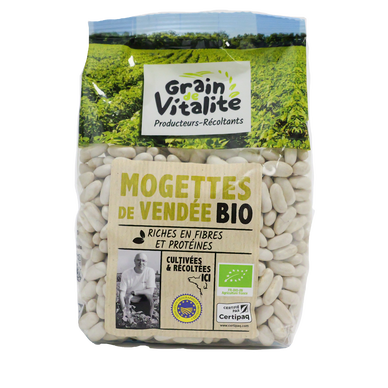 Mogette bio, GRAIN DE VITALITE, Sachet 500g