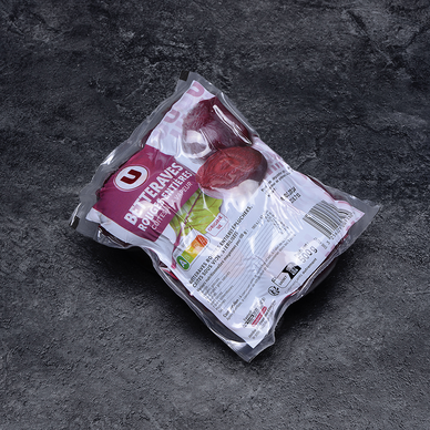 Betterave rouge épluchée et cuite - Sachet 500g
