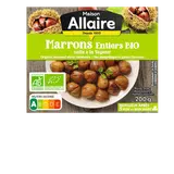 Marron entier cuit BIO, MAISON ALLAIRE, etui 200g