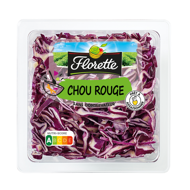 Chou rouge Florette - Barquette 180g