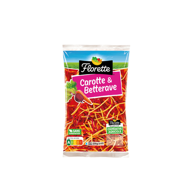 Carotte et betteraves FLORETTE barquette 250g