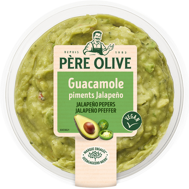 Guacamole, PERE OLIVE, barquette, 175g