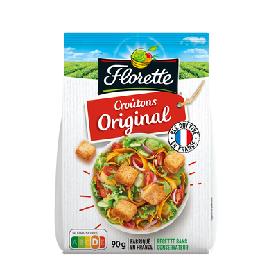 Croutons original, FLORETTE, sachet, 90g