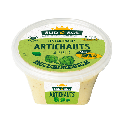 Tartinable Artichauts Grillés, 150g, SUD&SOL