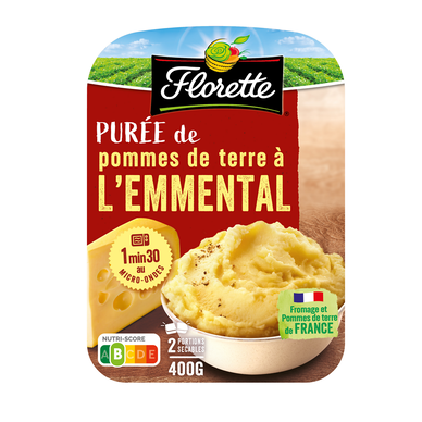 Purée au fromage Florette - Barquette 2x200g