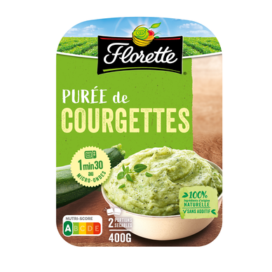 Purée de courgettes Florette - Barquette 2 x 200g
